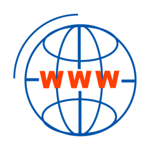 Symbol für Domain und Webhosting.